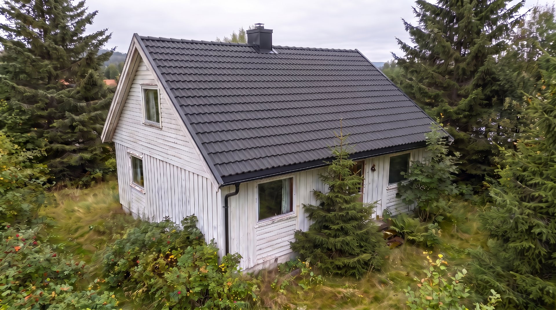 Etter: Omlegging av tak